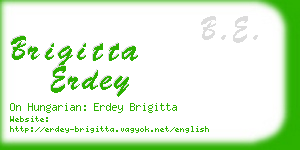 brigitta erdey business card